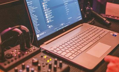 Audio equipment set up