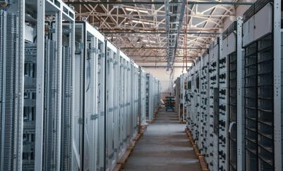 inside of a data centre